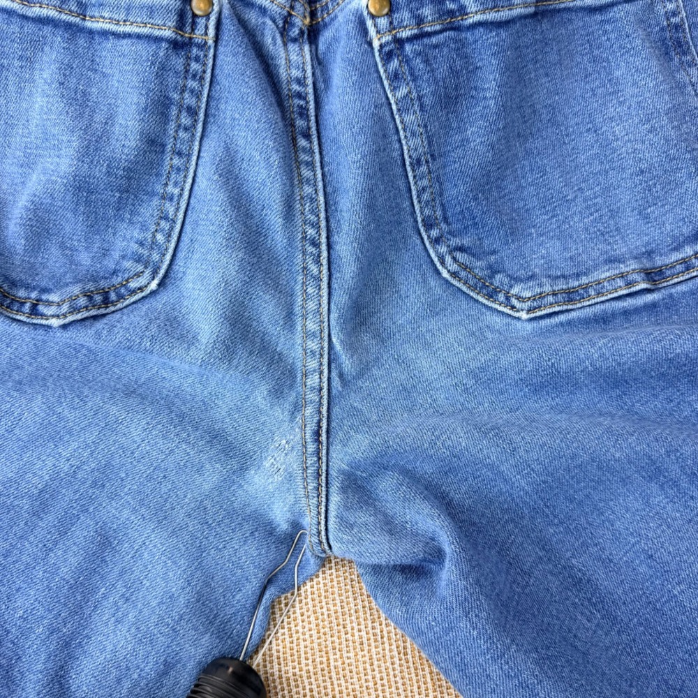 Maeve Anthropologie Wide Leg Jeans Blue Denim High Rise Size 27 - Picture 9 of 9